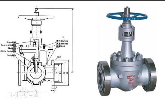 良工轨道球阀结构图